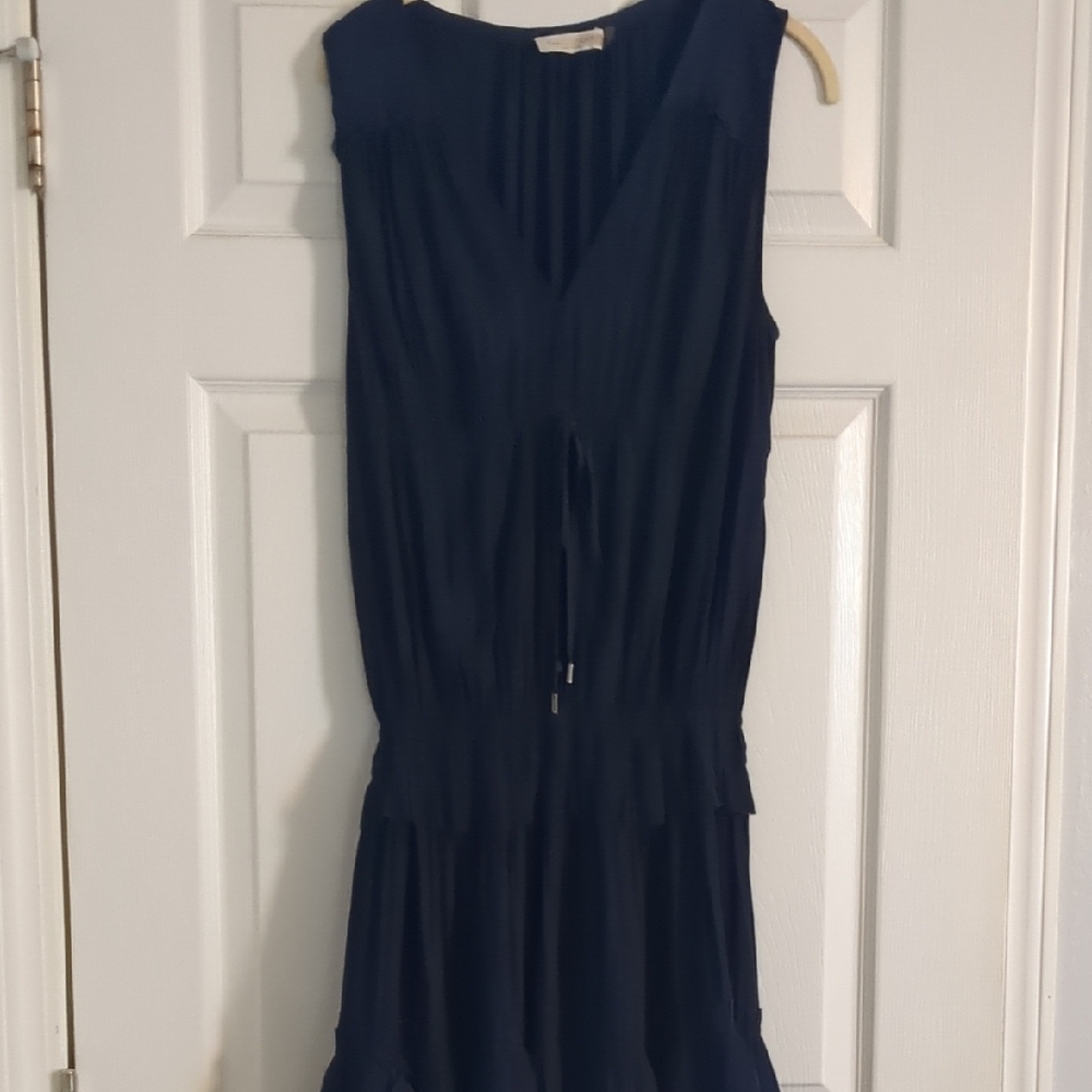Ramy Brook Midnight Blue Pleated Dress